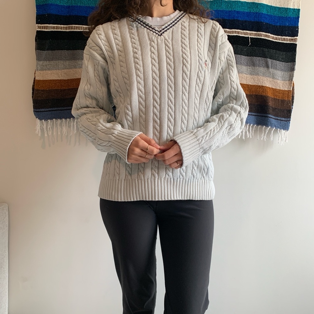Vintage 2000s Tommy Hilfiger Fisherman Core Sweater